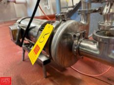 Centrifugal Pump with Gator S/S Clad 2 HP 1,740 RPM Motor, Mounted on S/S Base - Rigging Fee: $150