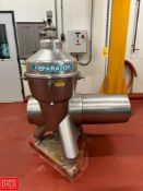 2017/2018 Rebuilt DeLaval Cold Milk Separator, Model: 525C, S/N: 54265 (2023 PM by Separators Inc.)