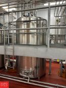 BCast 1,000 Gallon Jacketed Dual Hinged Lid S/S Vat Pasteurizers/Processor, Model: BC-PWP1000