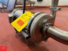 Centrifugal Pump, Model: C216-MD-14TC with Gator S/S Clad 2 HP 1,740 RPM Motor, Mounted on S/S Base