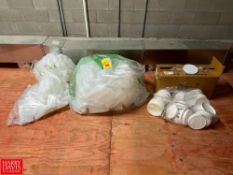 Plastic Half Gallon, Pint Jugs and Assorted Bucket Lids - Rigging Fee: $100