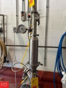 S/S Inline Filter, 2” S/S Ball Check Valve, 100 PSI Pressure Gauge, 2