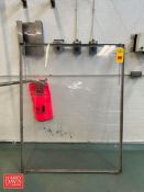 S/S Framed Shield, 5’ x 4’ with Plexiglass - Rigging Fee: $50