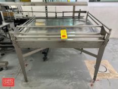 S/S Debagging Table, 42” x 51” x 36