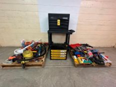 Toolbox, Cart, Various Kar Fitting/Screws and (2) Pallets of Assorted Tools - Rigging Fee: $300
