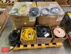 Plug Cords, Cat 5 Cable, Coaxle Cable, Camera Cable - Rigging Fee: $150