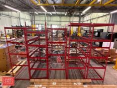 (5) Shelves, 4’ x 78” x 24