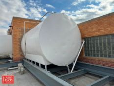 2022 Reconditioned Cherry-Burrell 8,000 Jacketed S/S Horizontal Tank, Model: EHW, S/N: 80-EHW-60-956