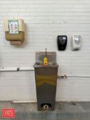 S/S Hand Sink with Foot Controls, Paper Towel Dispensers and Soap Dispensers - Rigging Fee: $75