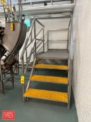 S/S Framed Crossover Platform with Stairs and Handrail - Rigging Fee: $300