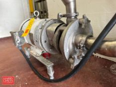 Fristam Centrifugal Pump, Model: FZX2150 with Baldor 7.5 HP 1,770 RPM Motor, Mounted on S/S Base - R