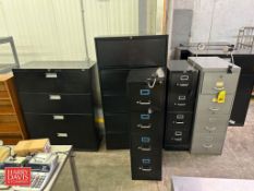 (3) 4-Drawer Cabinets and (2) 5-Drawer Cabinets - Rigging Fee: $250