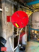 Fire Hose Reel with Hose and Nozzle - Rigging Fee: $75