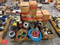 (54) Assorted Spools, Wiring, (7) Cases Cat 5e Cable and Seal-tight Conduit - Rigging Fee: $250