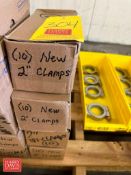 NEW 2” S/S Clamps - Rigging Fee: $50
