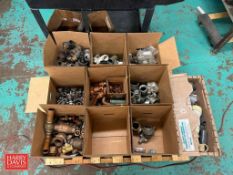 NEW Black Iron, PVC, Bronze and Copper Pipe Fittings, Air Regulators and Push Cart - Rigging Fee: $1