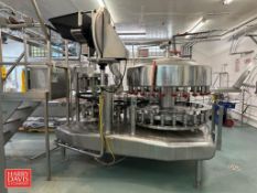 Federal Plastic Bottle 26-Valve Filler, Model: 268 with 8-Head Capper Set for Screw Caps, Screw