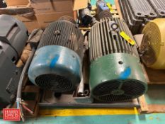 Toshiba 75 HP 1,185 RPM Motor and other Motor - Rigging Fee: $400