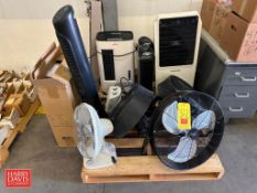 (10) Assorted Fans, Including: NEW 18