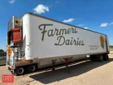 Reefer Storage Trailer, 41 X 8 with Thermo King (No Title Available) - Rigging Fee: $100