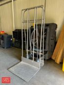 (2) Corrugated S/S Packaging Dollies with (19) 8' Fluorescent Bulb Guards and NEW 8’ Fluorescent Lig