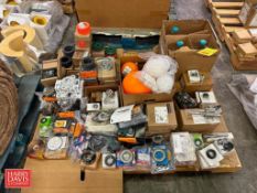 Assorted Bearings, Seals, Sprockets, Spider Couplings, Pulleys, Alfa Laval O-Ring Kits, Filler Block