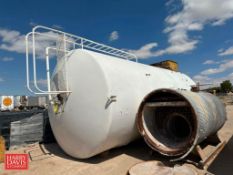 20,000 Gallon S/S Silo, O/D 13’ x 26 - Rigging Fee: $2,500