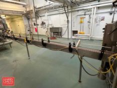 S/S Framed Adjustable Conveyor, 18’ x 3.25