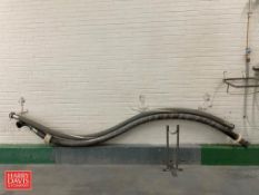 (3) 10’ Suction/Discharge Hoses 20 S/S Piping Fittings, Safety Harnesses, Cleaning Equipment - Riggi