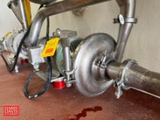 G&H Centrifugal Pump, Model: GHC/162FRP3 with Baldor S/S Clad 5 HP 1,750 RPM Motor, Mounted on S/S B