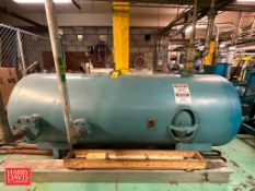 Buffalo Tank Division Horizontal 125 PSI Air Receiver Bethlehem Steel, S/N: 63F109 at 650°F - Riggin