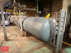 High Pressure 250 PSI Ammonia Receiver/Condenser at 650°F - Rigging Fee: $4,000