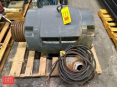 Reliance 75 HP 1,175 RPM Motor - Rigging Fee: $300