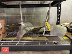 S/S Silo Agitator Blade Assemblies - Rigging Fee: $50