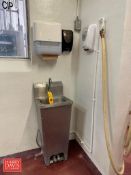 S/S Hand Sink with Foot Controls - Rigging Fee: $75
