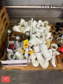 NEW PVC Fittings, Valves and Float Balls - Rigging Fee: $150