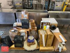 Assorted Filters, Paper Towel Dispenser and Soap Dispenser - Rigging Fee: $300