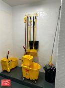 Poly Cabinet and Assorted Cleaning Supplies - Rigging Fee: $150