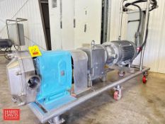 Waukesha Cherry-Burrell Positive Displacement Pump, Model: 210U2 and Vacon X Series