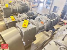 50 HP Motor with Gear Reducing Drive, Mounted on S/S Base - Rigging Fee: $150