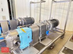 2018 SPX Positive Displacement Pump, Model: 220U2, S/N: 1000003378934, Mounted on S/S Cart