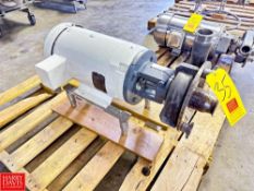 Fristam Centrifugal Pump, Model: FPX3532-140 with WEG S/S Clad 10 HP 3,495 RPM Motor