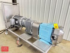Waukesha Cherry-Burrell Positive Displacement Pump, Model: 210U2 and Allen-Bradley PowerFlex