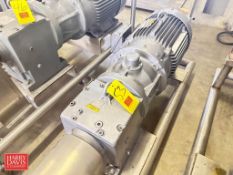 Baldor 40 HP 1,775 RPM Motor with Gear Reducing Drive, Mounted on S/S Base - Rigging Fee: $150