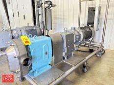 Waukesha Cherry-Burrell Positive Displacement Pump, Model: 210U2 and Danfoss VLT AQUA Drive Variable