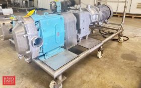 Waukesha Cherry-Burrell Positive Displacement Pump, Model: 210U2 and Yaskawa 50 HP