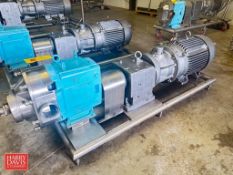 Waukesha Cherry-Burrell Positive Displacement Pump, Model: 220U2, Mounted on S/S Base