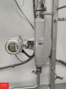 E+H ProMass S 1.5” Mass Flow Meter with ProMass 83 Transmitter, Model: 83S25-27J7/125, S/N: J9096000