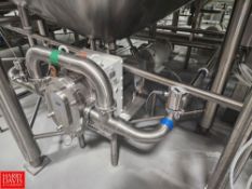 Fristam S/S Positive Displacement Pump, Model: FKL150, S/N: FKL1501004170, Mounted on S/S Base