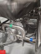 Fristam S/S Positive Displacement Pump, Model: FKL150, S/N: FKL1501207619, Mounted on S/S Base